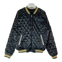 PEAK'D YELLOW ピークドイエロー リバーシブル スカジャン ネイビー size42 瑞穂店