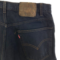 Levi's リーバイス 550 ボタン裏512 USA製 後染めブラック デニムパンツ ブラック size36 瑞穂店