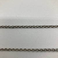 Chrome Hearts クロムハーツ (原本無) 20inch NECKCHAIN R20 ロールチェーン シルバーネックレス 2001 925 約5.26g 瑞穂店