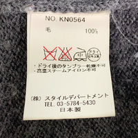 STILL BY HAND スティルバイハンド 16FW ボトルネック ウールニットセーター チャコールグレー KN0564 日本製 Size 48 福生店