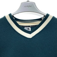 Russell Athletic ラッセルアスレティック USA製 チルデンニット風スウェット タグ付き グリーン sizeL 瑞穂店