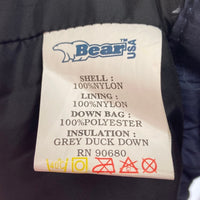 Bear ベアー ダウンジャケット EXPEDITION GEAR ネイビー sizeM 瑞穂店