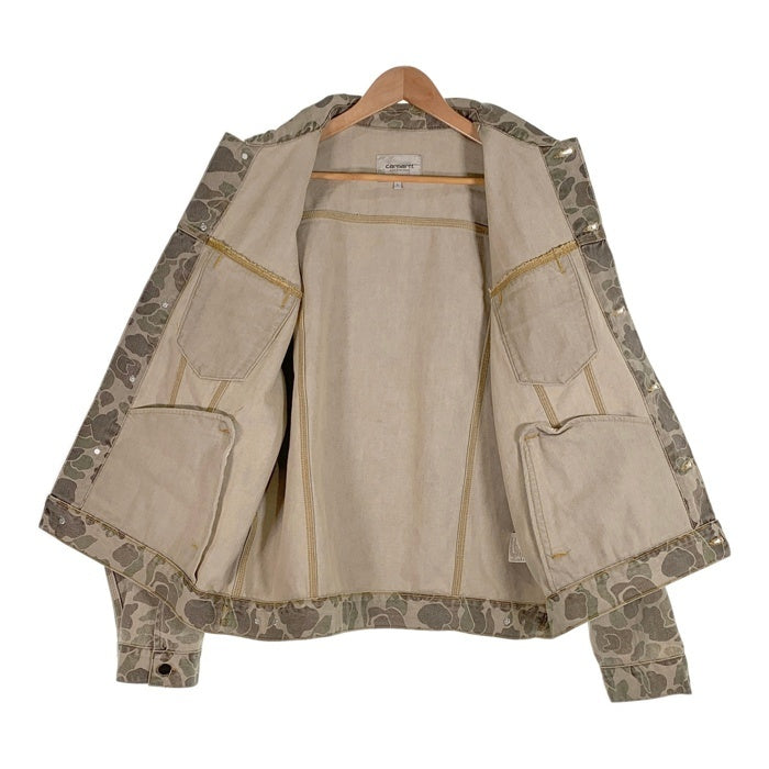 Carhartt Duck Helston Jacket L カモフラージュ