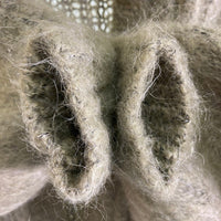 CLANE クラネ 11106-1092 カラーモヘアシャギーボリュームスリーブカーディガン カーディガン カーキ Size1 瑞穂店