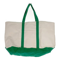 Polo by Ralph Lauren ポロラルフローレン キャンバス トートバッグ ホワイト グリーン ロゴ刺繡 福生店