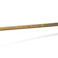 OLIVER PEOPLES オリバーピープルズ Brayton ブレイトン ボストンウェリントン サングラス チタンフレーム ブラック ゴールド 福生店