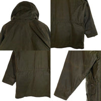 90's Woolrich ウールリッチ オイルドジャケット グリーン USA製 チェック柄ライナー Size M 福生店