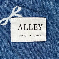 Alley by w closet アリーバイダブルクローゼット デニム リボン柄デニムオーバーオール インディゴ SizeFREE 瑞穂店