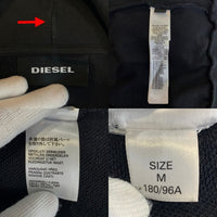 DIESEL ディーゼル プルオーバースウェットパーカー ブラック 無地 A02298-S-BALIRIB-0EDAJ Size M 福生店