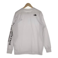 THE NORTH FACE ノースフェイス L/S MESSAGE LOGO TEE メッセージロゴ ロングスリーブTシャツ ホワイト NT82230A Size XL 福生店