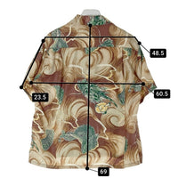 SUN SURF サンサーフ SS30692 SILK S/S SPECIAL EDITION ROYAL HAWAIIAN DRAGON アロハシャツ ブラウン sizeM 瑞穂店