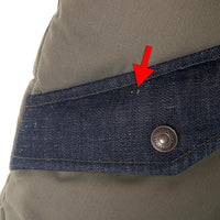 Levi's RED TAB リーバイス デニム切替 ダウンベスト インディゴ グレー 72403-96 Size L 福生店