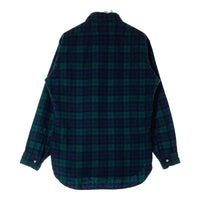 PENDLETON ペンドルトン 70's USA製 ウールシャツ 片ポケット ブラックウォッチ グリーン×ブルー sizeM 瑞穂店