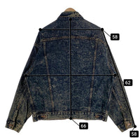 80's Levi's リーバイス 70507-0217 ケミカルウォッシュ デニムトラッカージャケット インディゴ Size XL 福生店