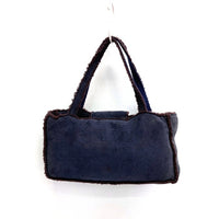 CHANEL シャネル ムートン ショルダーバッグ ネイビー 瑞穂店