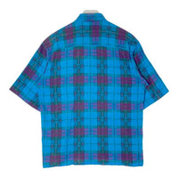 PENDLETON ペンドルトン USA製 半袖 チェックシャツ ブルーxパープル sizeM 瑞穂店