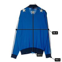 glamb グラム GB17SM/KNT01 Roland knit jersey ローランドニットジャージー ジャケット ブルー Size3 瑞穂店