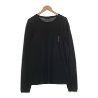 MONCLER モンクレール MAGLIA GIROCOLLO LS T-SHIRT ロンT ロングスリーブ 長袖 Tシャツ ブラック 27275369ISQA Size M 福生店