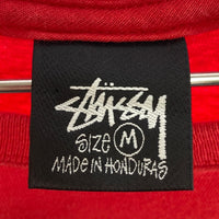 STUSSY ステューシー Fire Dice Tee サイコロ Tシャツ レッド sizeM 瑞穂店