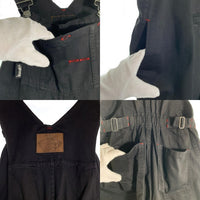 80's STUSSY ステューシー Overall オーバーオール ブラック USA製 Size M 福生店