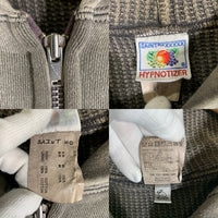 SAINT Mxxxxxx セントマイケル 24AW DBL FC ZIP HOODIE ヴィンテージ加工 ジップアップ フーディー パーカー チャコール SM-YS1-0000-042 Size M 福生店