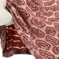 SUPREME シュプリーム 22SS Word Bubble Jacquard S/S Top ワードバブル ジャカード ショートスリーブトップ Tシャツ ピーチ Size L 福生店