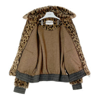 SUPERTHANKS スーパーサンクス ST184 JK006A レオパード柄 ファージャケット ブラウン sizeL 瑞穂店