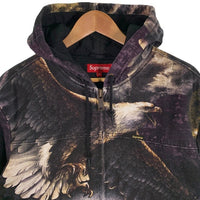 SUPREME シュプリーム 21SS Eagle Hooded Work Jacket イーグル フーデッド ワークジャケット パーカー ブラック Size M 福生店