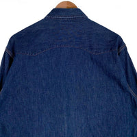 90's Levi's リーバイス ORANGE TAB オレンジタブ デニム 長袖 ウエスタンシャツ インディゴ J36 JT227 07 99 Size L 福生店