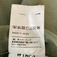 WTAPS ダブルタップス 18AW CAPE/TROUSERS COTTON SATIN 182WVDT-PTM02 ケープ トラウザーズ ブラック カーゴパンツ カーキ size03 瑞穂店
