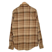 Ralph Lauren ラルフローレン パープルレーベル チェック フランネルシャツ ベージュ Size M 相当 福生店