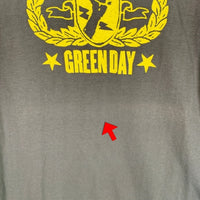 00's GREEN DAY グリーンデイ American Idiot プリントTシャツ オリーブ SHOOT Size L 福生店