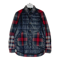 eYe COMME des GARCONS JUNYA WATANABE MAN アイコムデギャルソン ジュンヤワタナベマン PENDLETON ペンドルトン WB-B904 AD2018 キルティングウール切替 シャツジャケット ブラック sizeS 瑞穂店