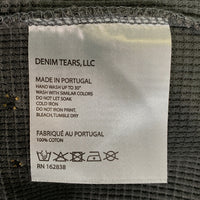DENIM TEARS デニムティアーズ RHINESTONE COTTON WREATH THERMAL ラインストーンコットンリース サーマルカットソー チャコールグレー Size M 福生店