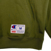 SUPREME シュプリーム 19SS Champion チャンピオン Outline Hooded Sweatshirt アウトライン プルオーバースウェットパーカー グリーン Size M 福生店