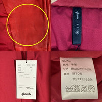 glamb グラム Mercury Riders マーキュリーライダース シープスキン ダブルライダースジャケット レッド GB16AT/JKT08 Size 4 福生店