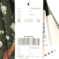 AMERI アメリ プリーツスカート カーキ 花柄 02320990500 Size M 瑞穂店