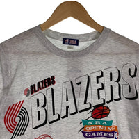 90's 1994 NBA JAPAN GAMES BLAZERS VS CLIPPERS ブレイザーズ クリッパーズ プリントTシャツ Size M 福生店