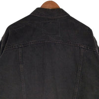 90's Levi's リーバイス 70507-4159 ブラックデニムトラッカージャケット 後染め トップ裏715 USA製 size L 福生店