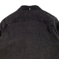 SUPREME シュプリーム 24SS Small Box Shirt スモールボックス シャツ デニム ボタンダウン ウォッシュドブラック Size L 福生店