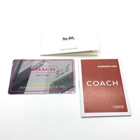 COACH コーチ CK427 ラウンドファスナーレザーウォレット 長財布 ピンク 福生店
