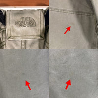 80-90's THE NORTH FACE ノースフェイス ダック地 ダブルニーイージーパンツ カーキ NT-6382 日本製 Size L 福生店