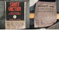 SAINT Mxxxxxx セントマイケル 攻殻機動隊 GHOST IN THE SHELL ヴィンテージ加工 プリント ロングスリーブTシャツ ブラック SM-YS1-0000-C34 Size XL 福生店