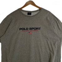 POLO SPORT ポロスポーツ RALPH LAUREN ラルフローレン 半袖 Tシャツ グレー Size L 福生店
