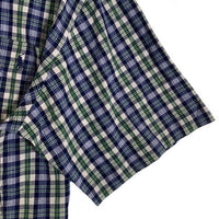 Ralph Lauren ラルフローレン BLAIRE ボタンダウン 半袖チェックシャツ ブルー Size M 福生店