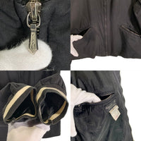 agnes.b homme アニエスベーオム コットン リブブルゾン ジャケット ブラック フランス製 肩パッド Size 2 福生店