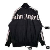 Palm Angels パームエンジェルス WINDBREAKER JACKET ウィンドブレーカー トラックジャケット ブラック ナイロン PMBD014E19507002 Size L 福生店
