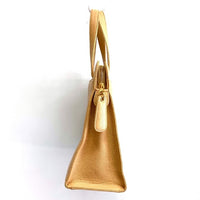 CHANEL シャネル キャビアスキン ロゴ ハンド トートバッグ ベージュ 瑞穂店