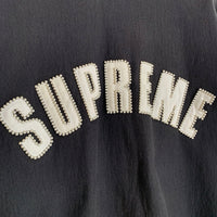SUPREME シュプリーム 21AW Pearl Logo Hooded Sweatshirt パールロゴ プルオーバースウェットパーカー アーチ ブラック Size XL 福生店