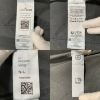 STONE ISLAND ストーンアイランド Overshirt オーバーシャツ ジップアップ チャコールグレー 7948425WN Size L 福生店